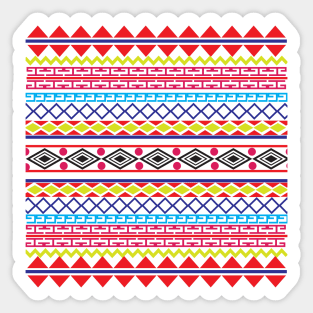 Aztec Pattern Sticker